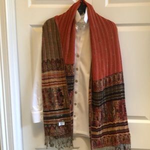 Beautiful fall colors pashmina scarf